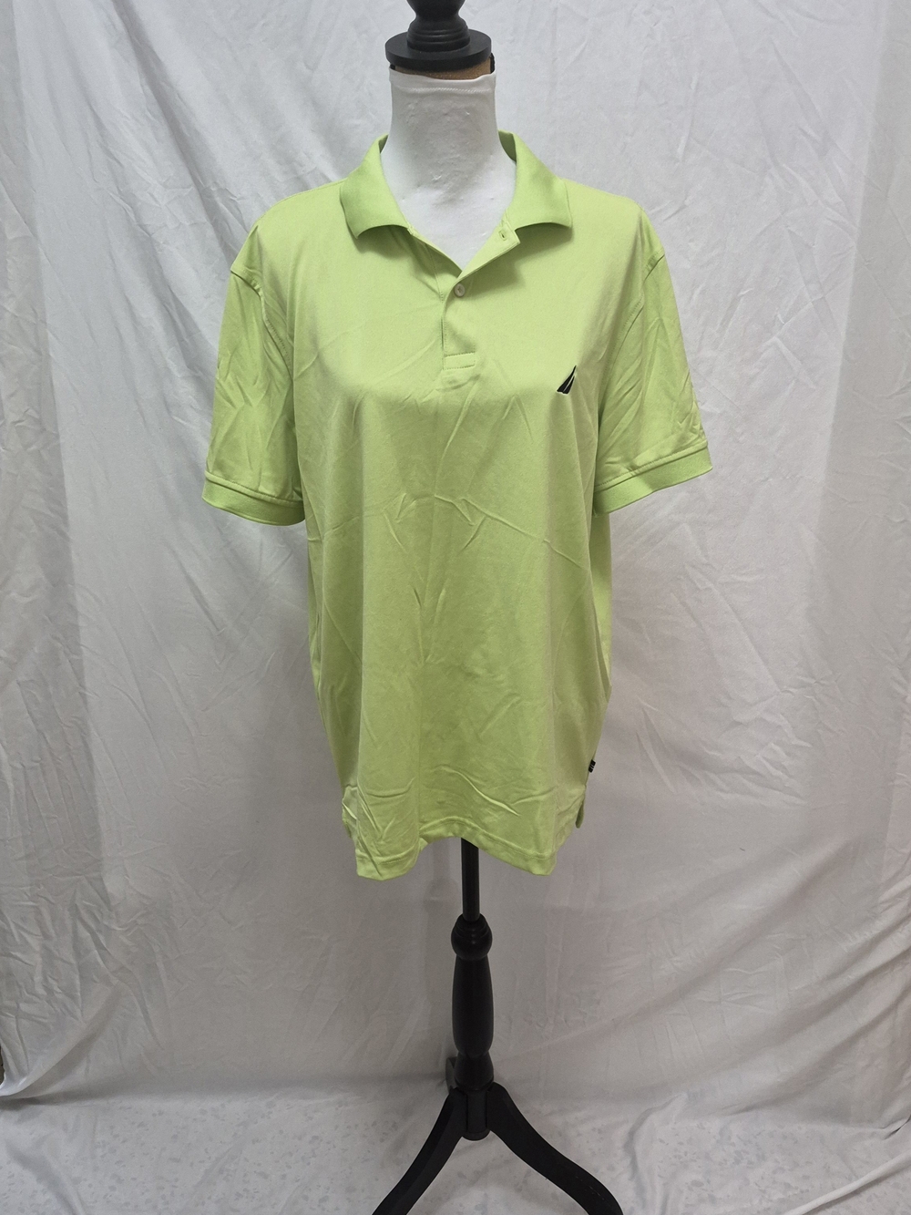 Nautica Men's Neon Lime Polo Shirt